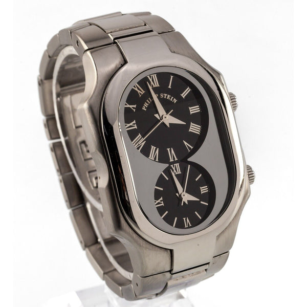 Philip Stein Signature Large Dual Face Watch Philip Stein 200SDGCB Signature Grey Dial Men main image 4