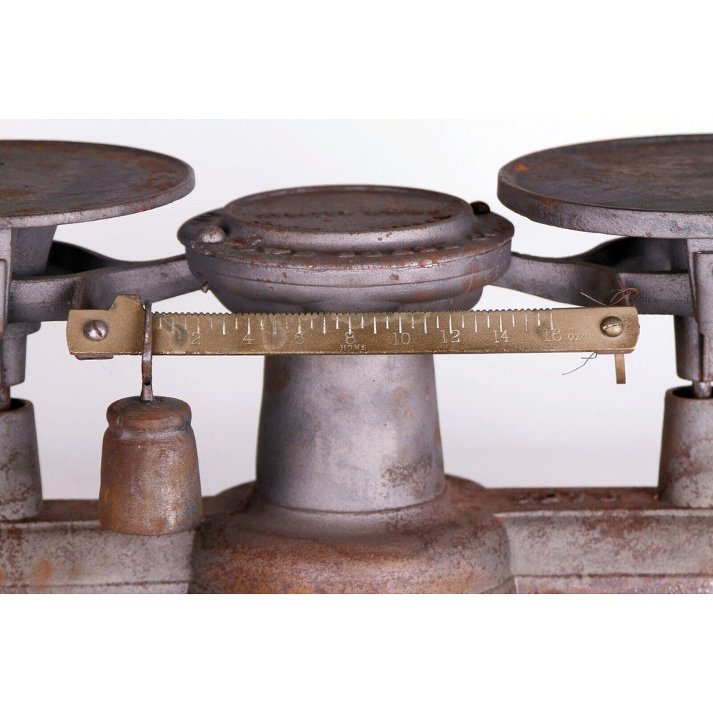 Antique Howe Scale Co. 1897 Ruthland, VT No. 1 Serial No .8520 Cast Ir