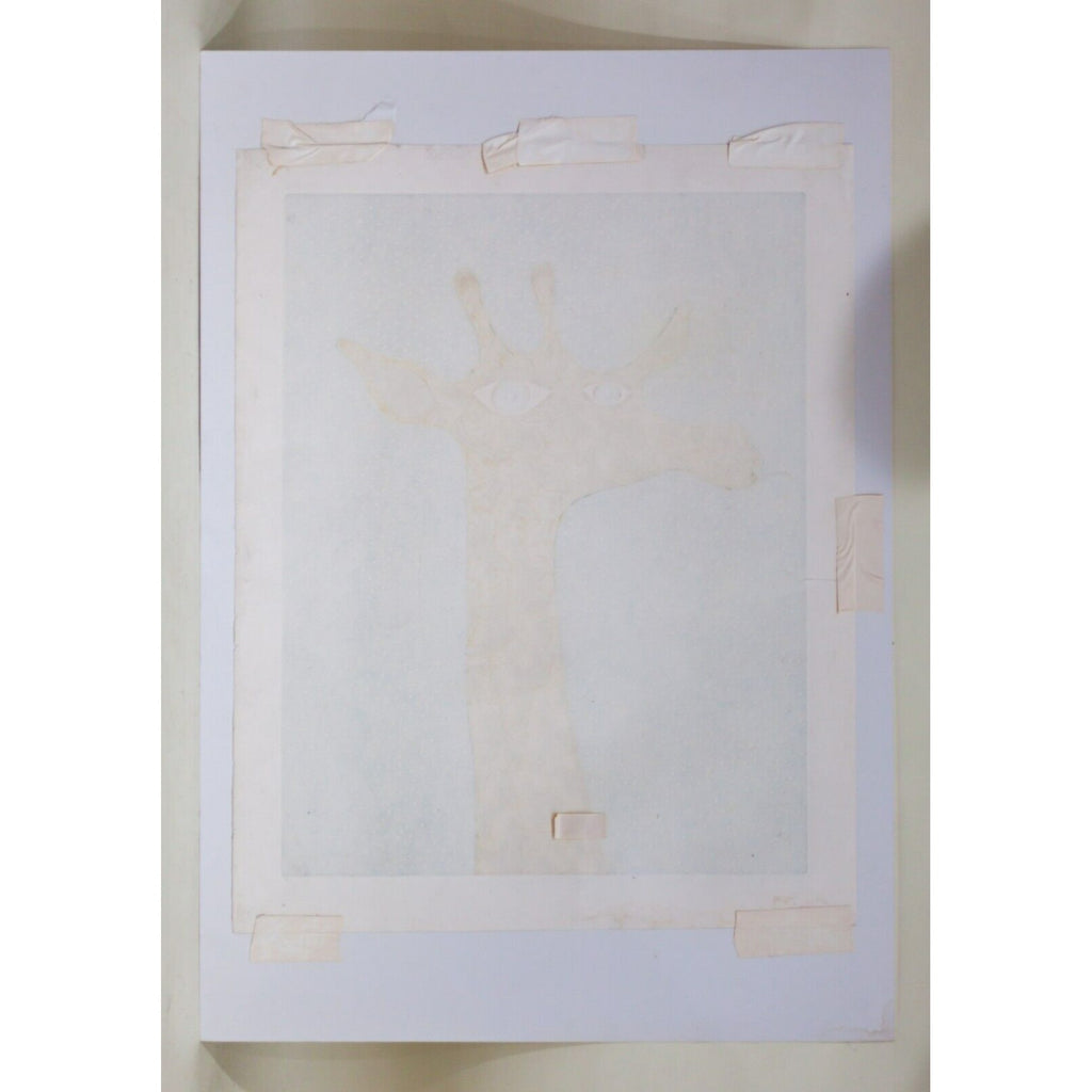 "The Great Celestial Giraffe" by Sergio Gonzalez-Tornero Limited Edition Etching