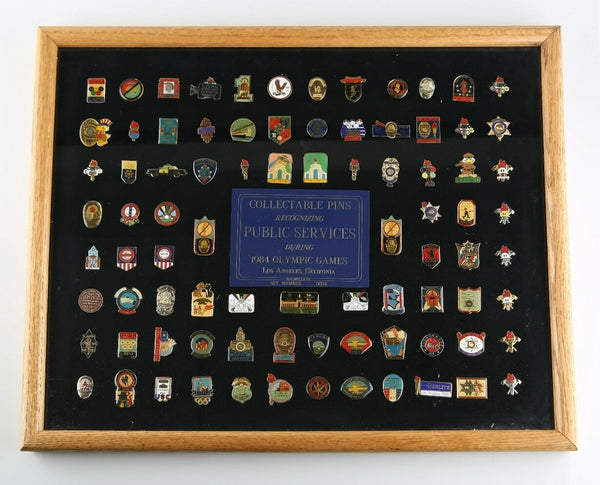 1984 Olympic Pin Set Limited Edition #54 Recognizing Public