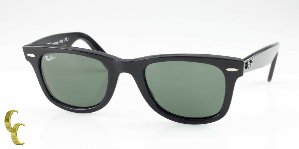 Classic Ray-Ban Black Wayfarer Sunglasses RB2140 w/ Case & Cleaning Cloth