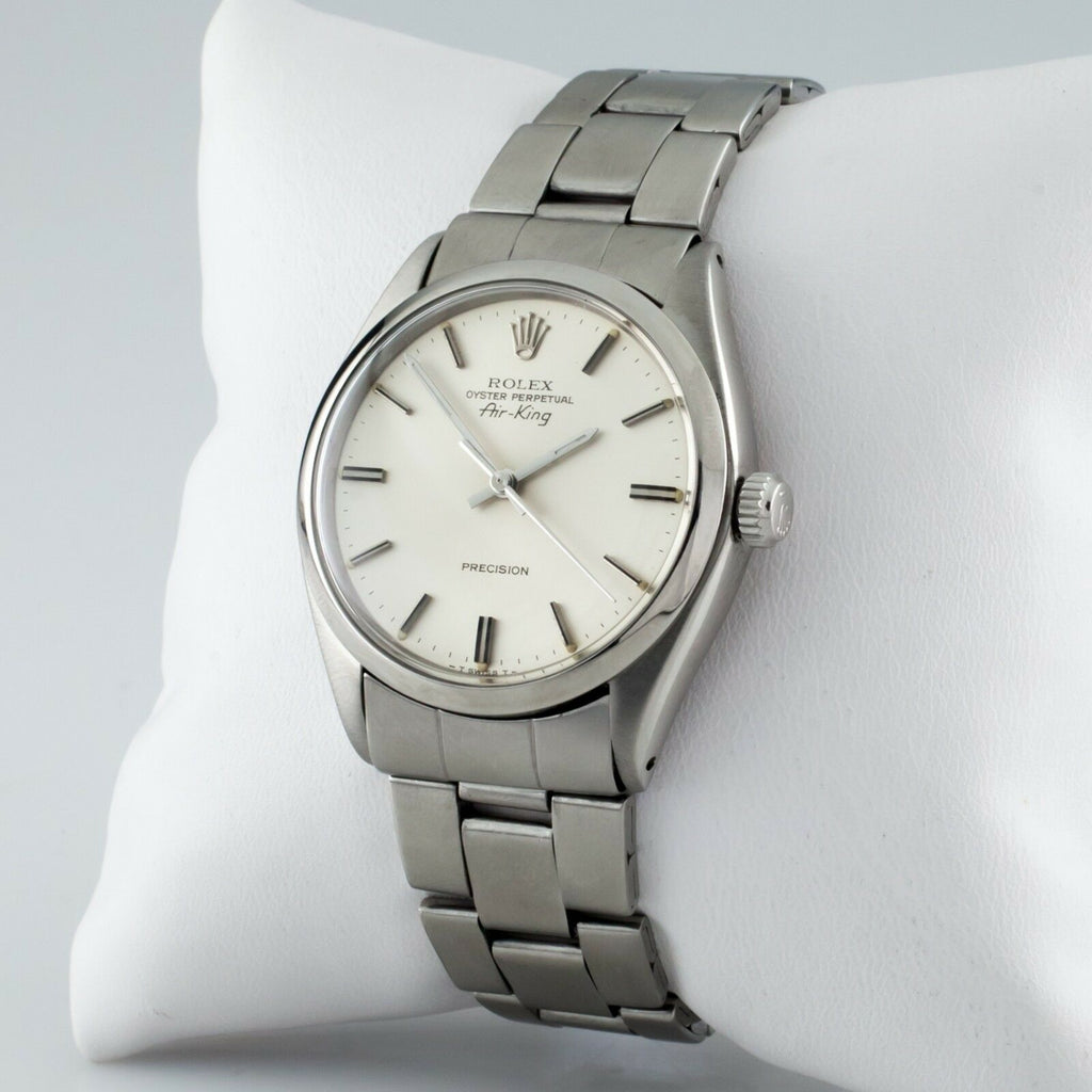 Rolex ♛ Air King Oyster Perpetual SS Men's Automatic Watch 5500 1979