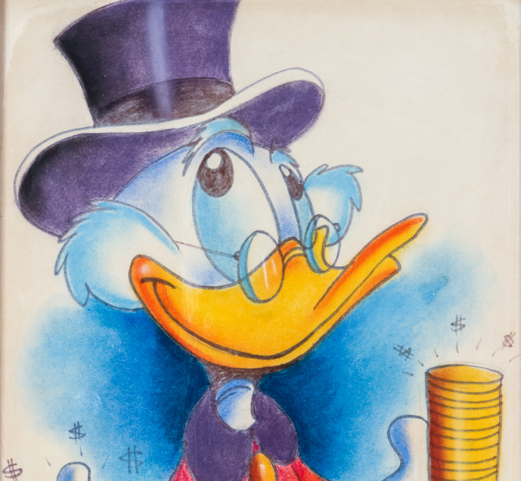 Beautiful Dick Ruhl Disney & Warner Bros. Original Marker Drawings - Lot of 3