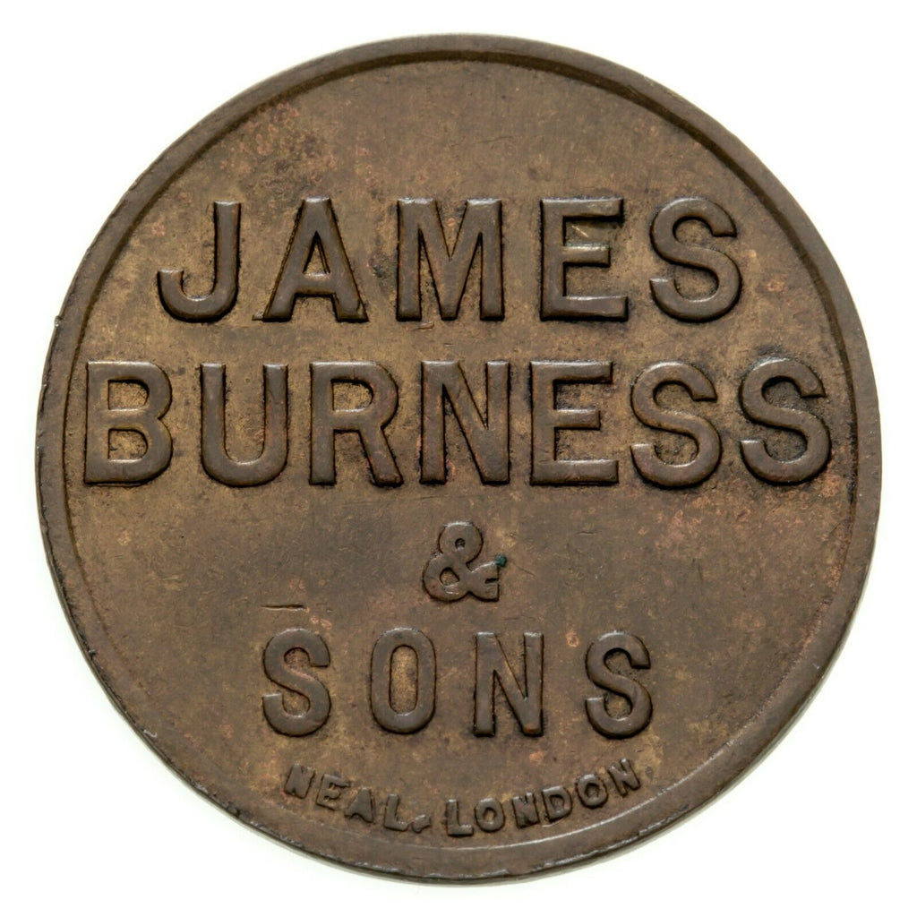 (1896-1944) St. Lucia James Burness & Co. Token 30 mm