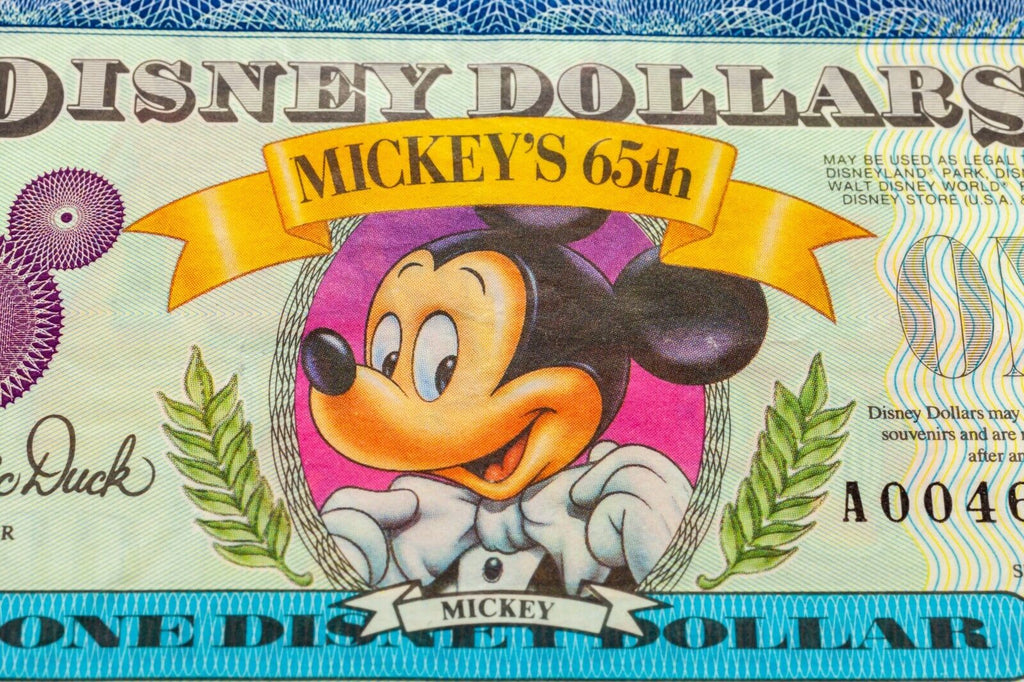 Series of 1993 A Disney Dollar Mickey's 65th in AU Condition