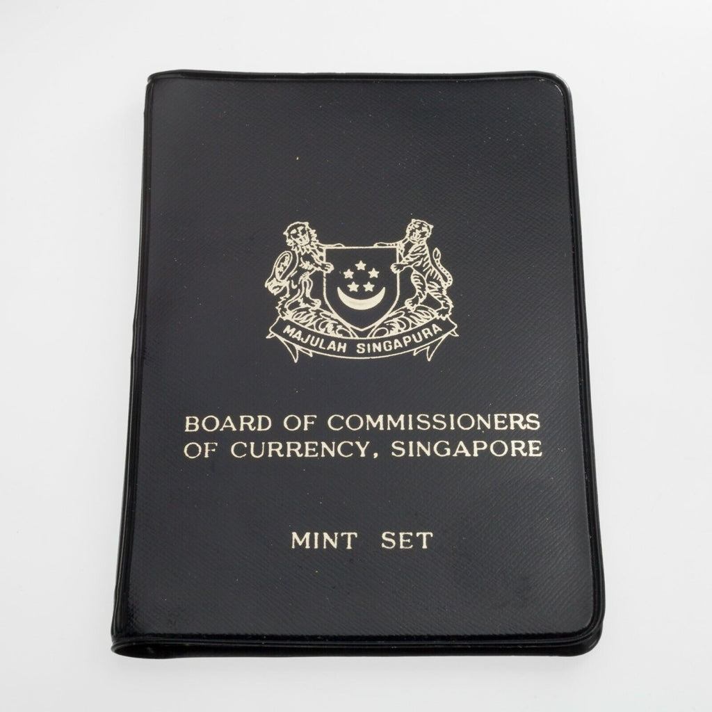 1969 Singapore Mint Set in Uncirculated Condition In Original Black Holder