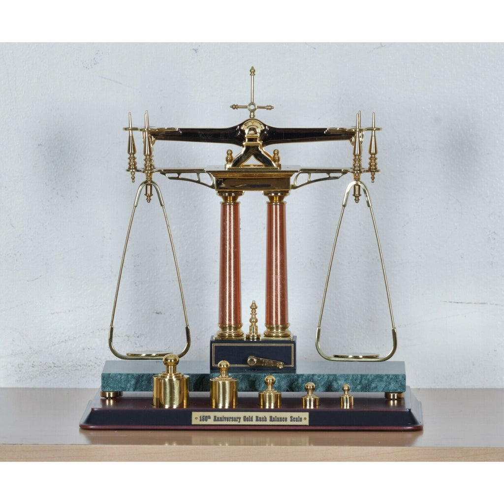 150th Anniversary California Gold Rush Scale by Franklin Mint / Autry Museum