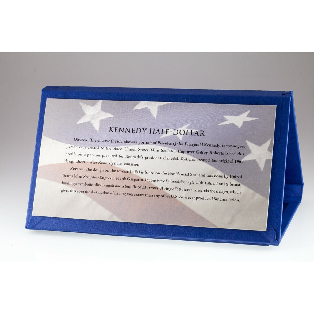 2014 Kennedy Half Dollar 50th Anniversary Silver 4-Coin Set with Box and Papers