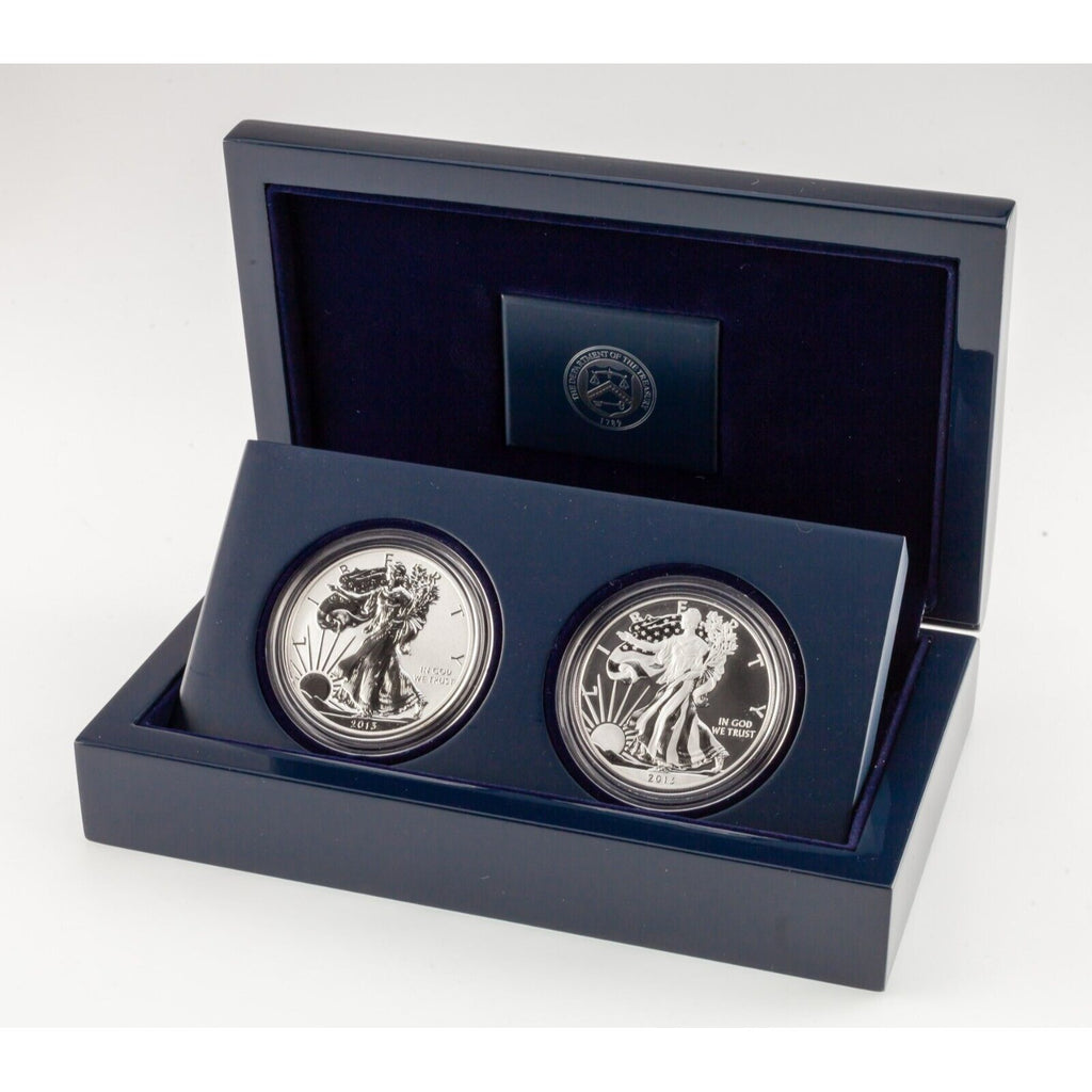 2013-W S$1 West Point Two Coin Set Enhanced/Reverse Proof with OGP CoA