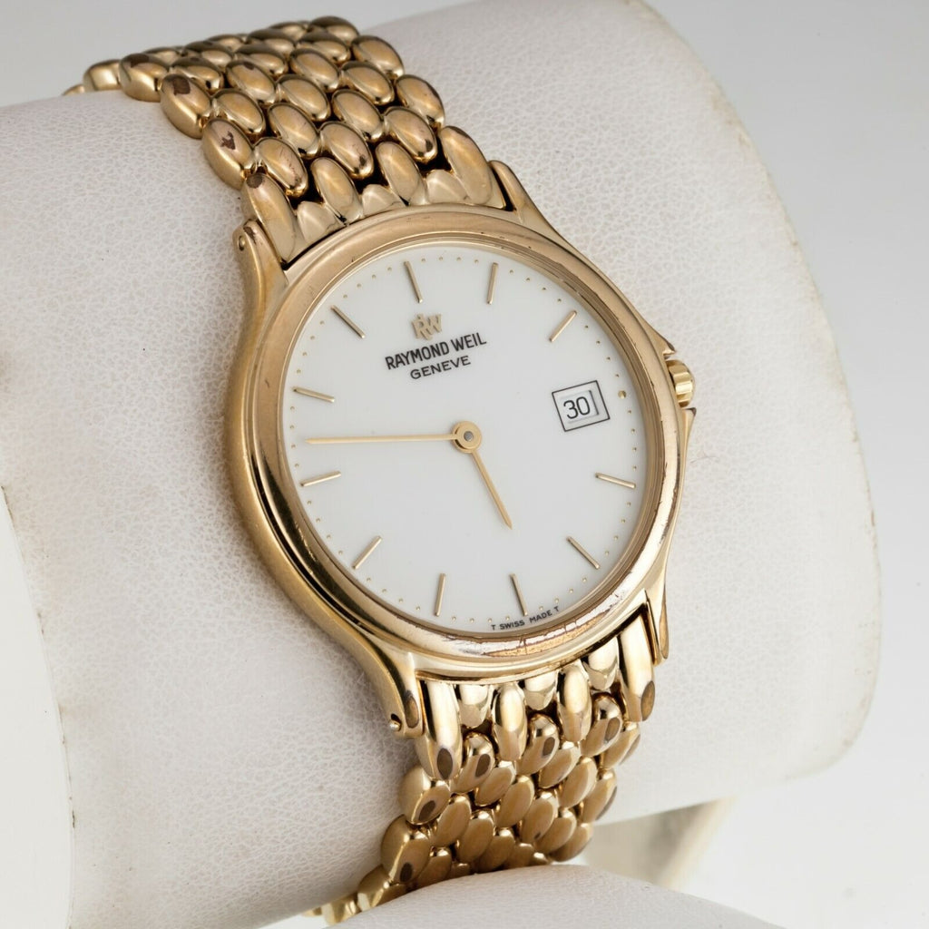 Raymond Weil Gold Plated Men's Quartz Watch w/ Date 5568