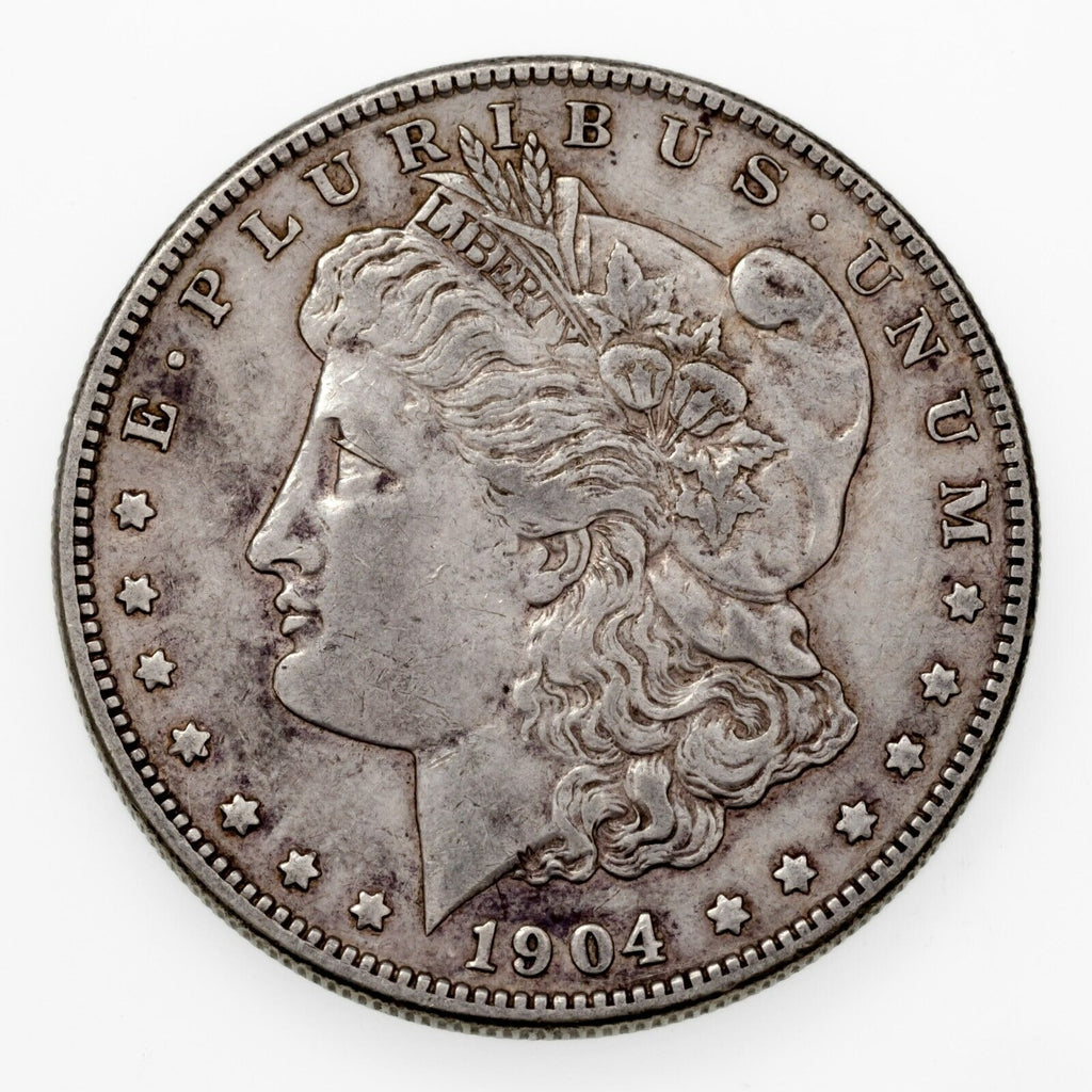 1904-S $1 Silver Morgan Dollar in XF Condition, Nice Detail for Grade