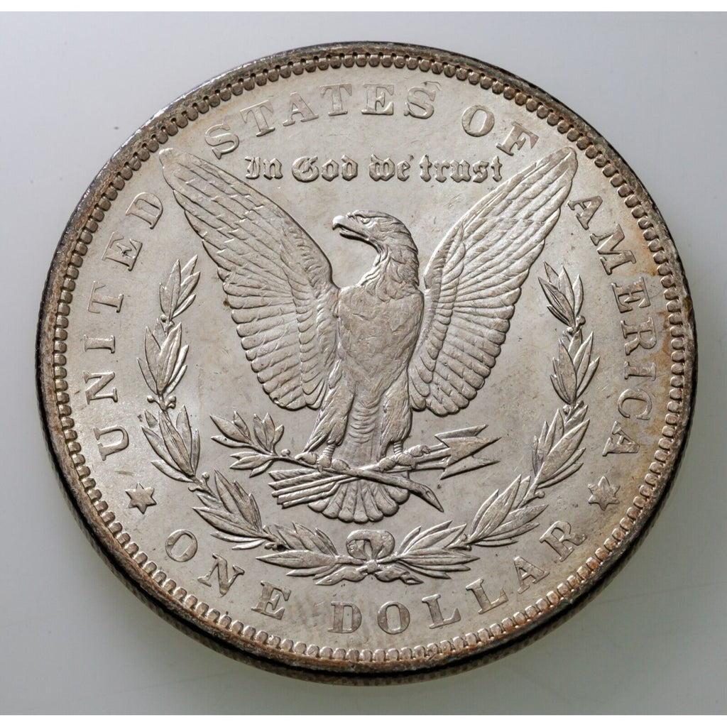 1890 $1 Silver Morgan Dollar in Choice BU Condition, Excellent Eye Appeal