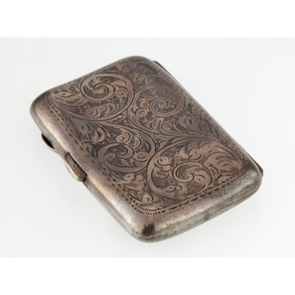 JG LTD Sterling Silver Cigarette Case