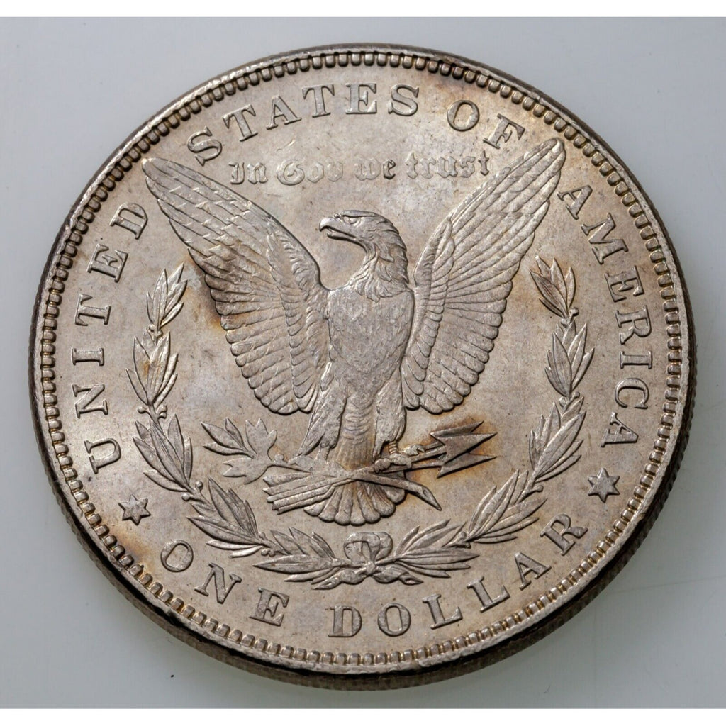 1887 $1 Silver Morgan Dollar in Choice BU Condition, Toned, Excellent Eye Appeal