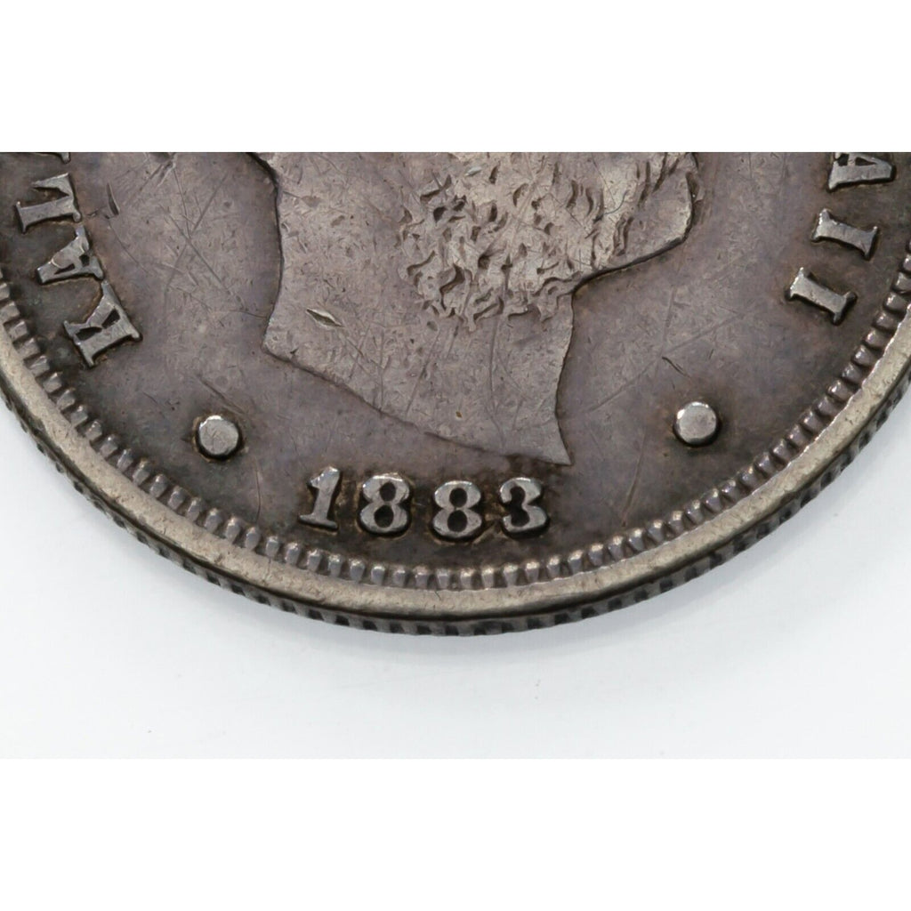1883 Hawaii Dime in Very Fine VF Condition, Nice Detail for Grade!