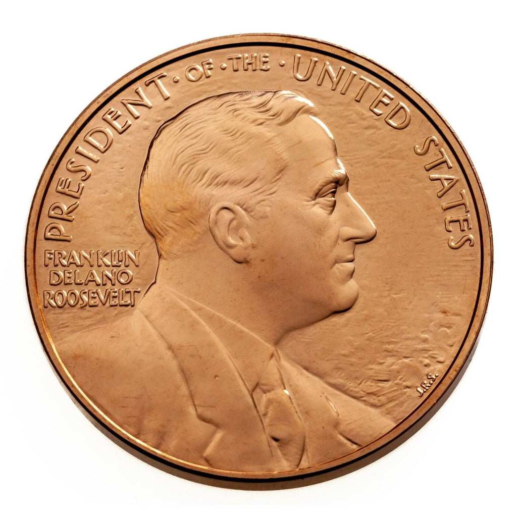 Lot of 5 Bronze US Medals Washington American Fighter Aces Presidential