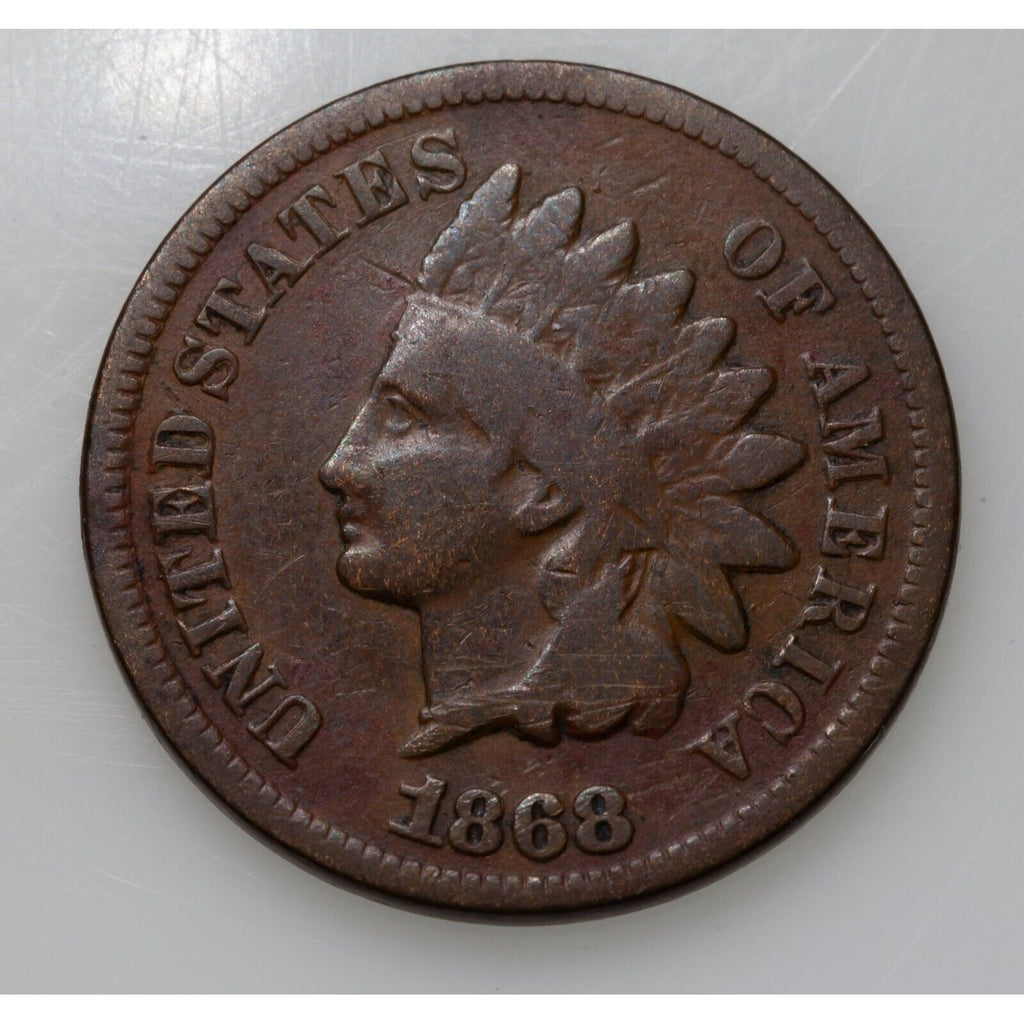 1863 1C Indian Cent in Good Condition, Brown Color, Full Strong Rims!
