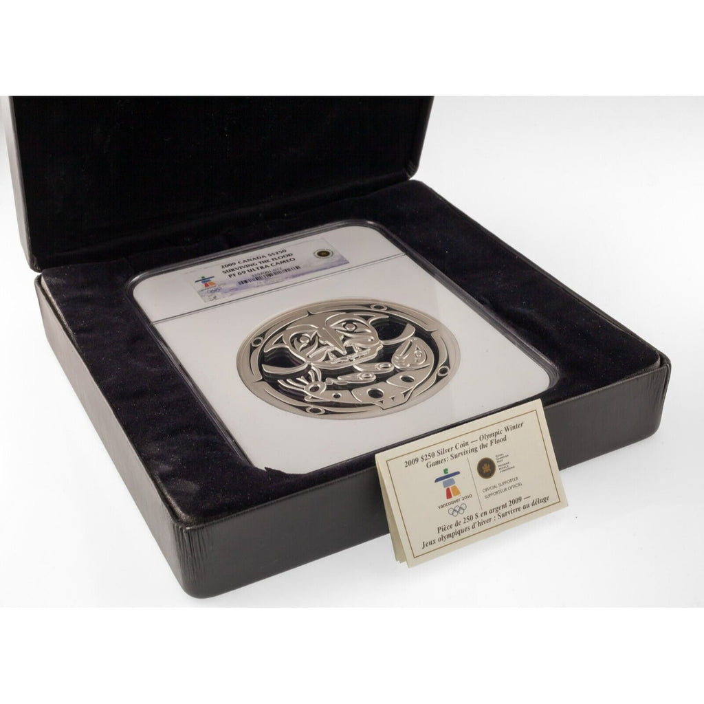 2009 Canada S$250 1 Kilo Silver "Surviving the Flood" NGC PF69 Ultra Cameo Box