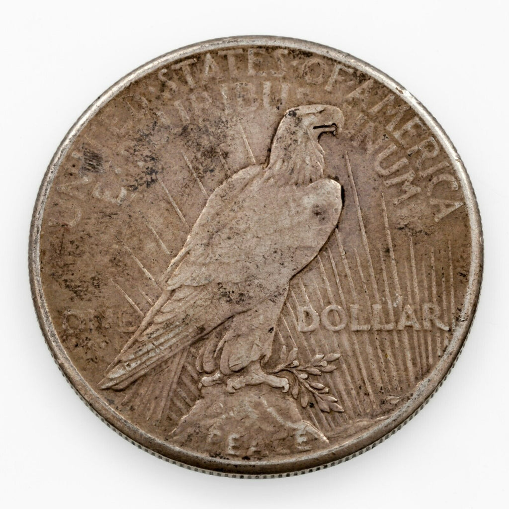 1928 $1 Peace Dollar in Very Fine VF Condition, Light Gray Color, Original Coin!