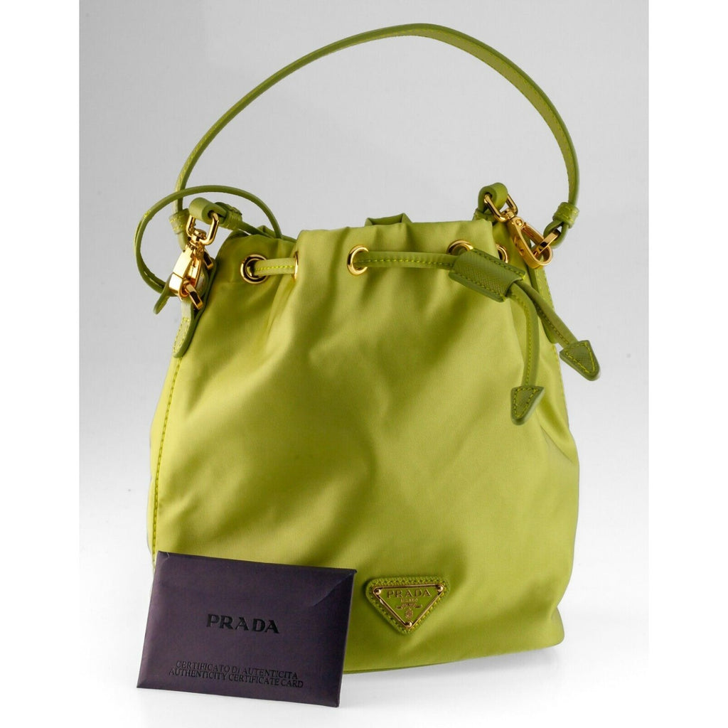 Prada Re-Edition 1978 Re-Nylon Mini Bag in Fern Green w/ CoA Card