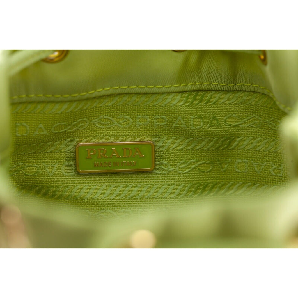 Prada Re-Edition 1978 Re-Nylon Mini Bag in Fern Green w/ CoA Card