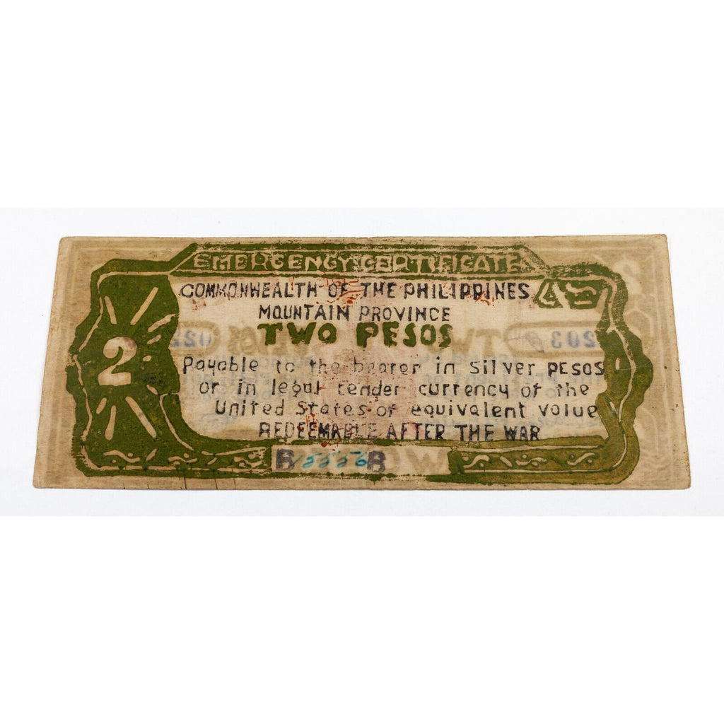 1942 Philippines - Province of Apayao Currency 20c-2p, Lot of 5 pcs