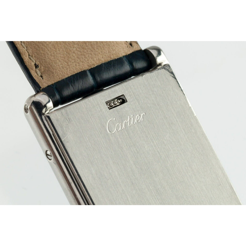 Cartier Stainless Steel Men's Reversible Basculante Quartz Watch 2522