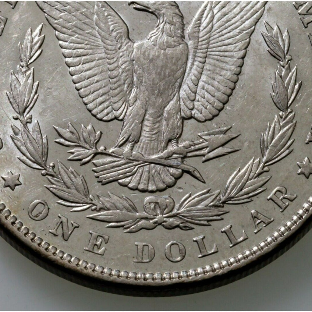 1892 $1 Silver Morgan Dollar in AU Condition, Excellent Eye Appeal, Luster