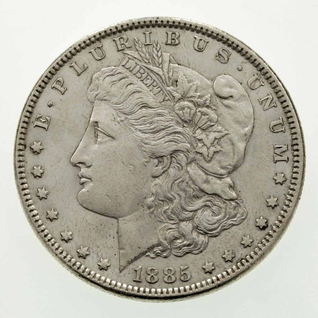 1885 & 1885-O $1 Silver Morgan Dollar Lot of 2 Coins in AU Condition