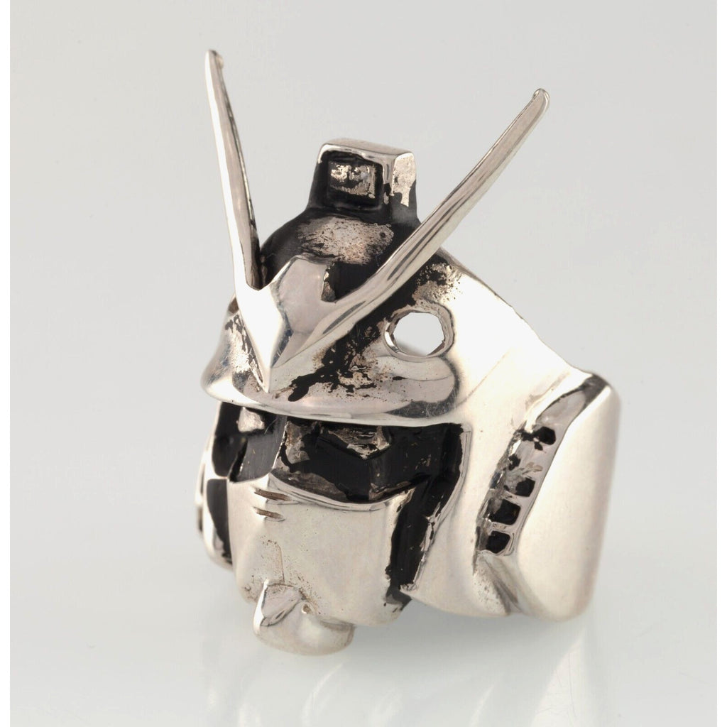 Gundam Robot Head Sterling Silver Ring Size 8.5