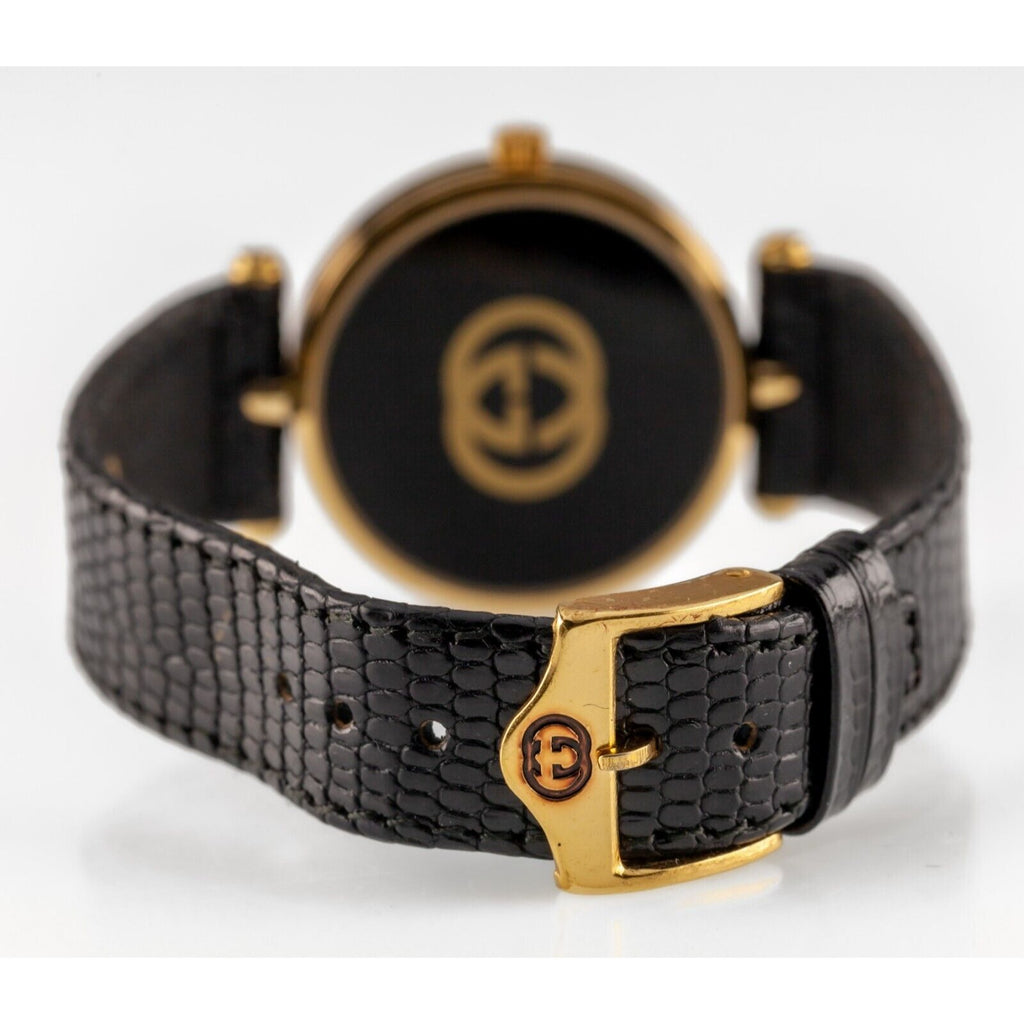 Gucci Women's Gold Plated Quartz Watch with Original Box Case #284