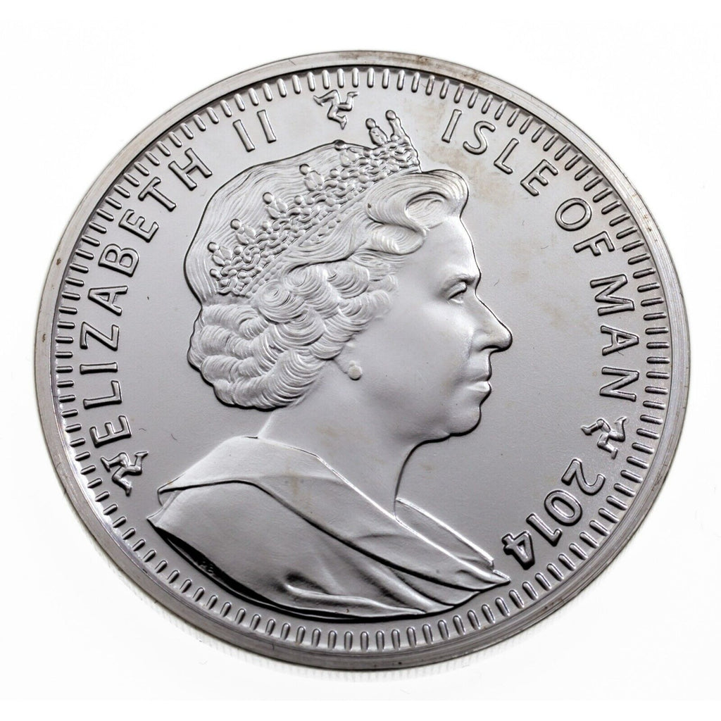 2014 Isle of Man 1 Oz. Silver Angel w/ Original Mint Packaging