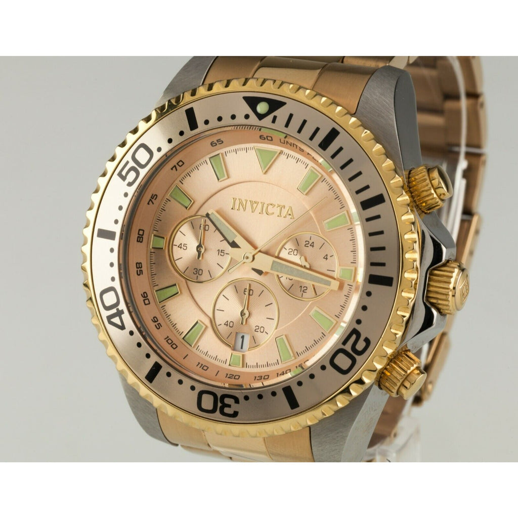Invicta Men's Gold-Plated Quartz Pro-Diver Chronograph Watch 27475