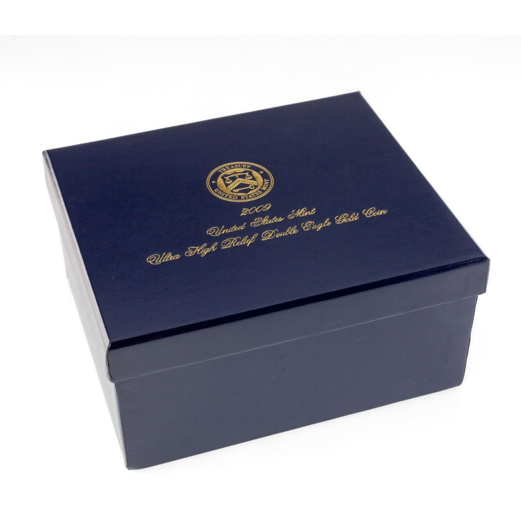 2009 Ultra High Relief 1 Oz. St. Gaudens .9999 Gold Coin Box, Case, and CoA OGP