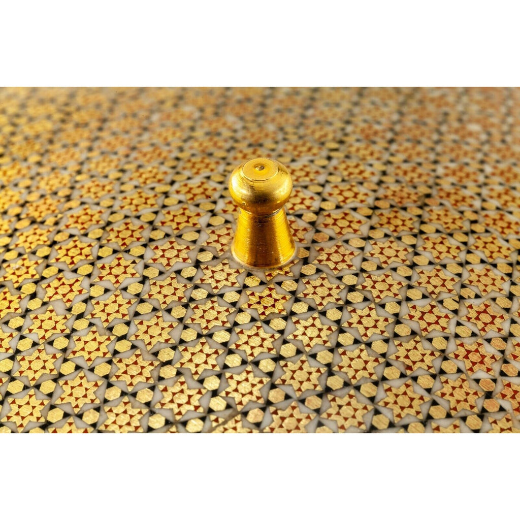 Persian Khatam Wooden Candy Box with Gorgeous Pattern