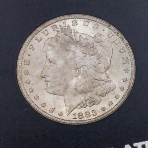 1883-CC $1 Silver Morgan Dollar in GSA Holder No Box/CoA