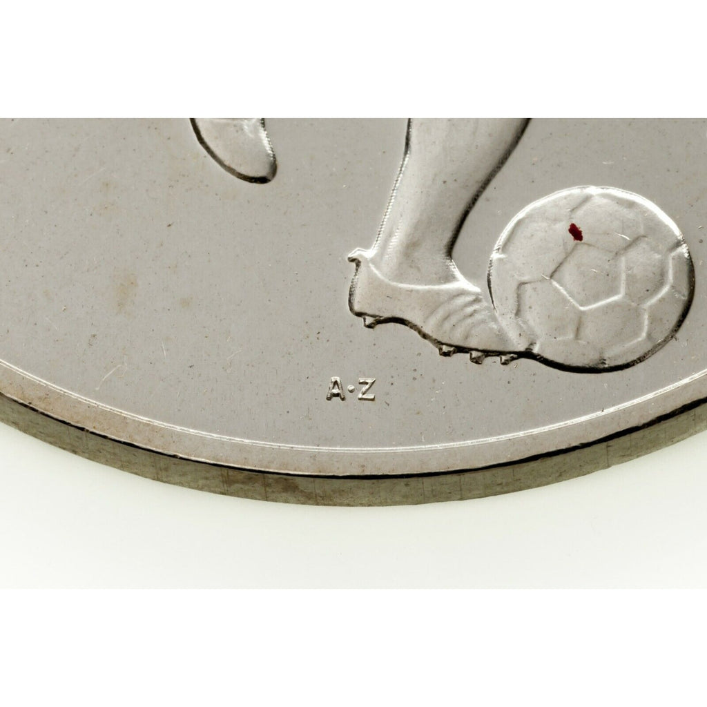 1978 World Cup Men's Soccer Argentina - Austria Silver Medal/ Token 40mm
