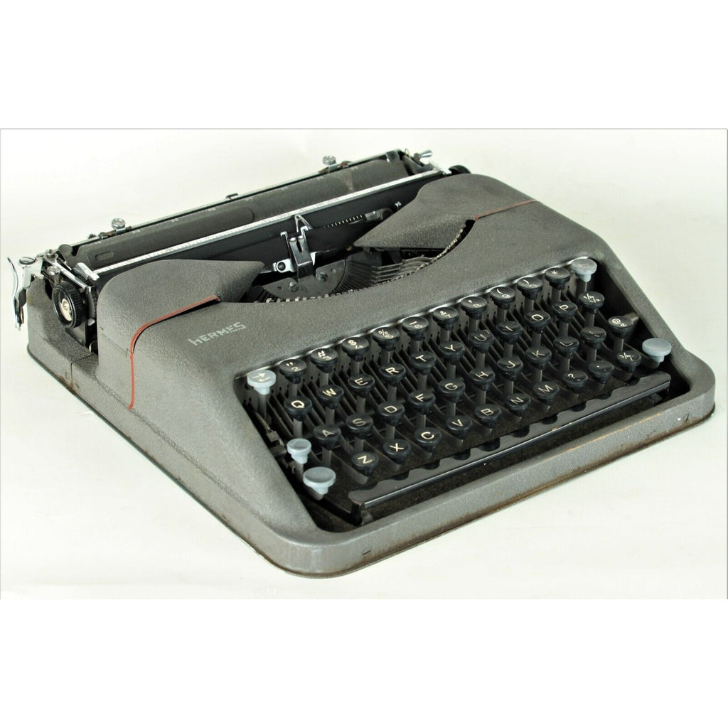 Hermes Rocket Portable Typewriter By Pailard Swiss 1949 Model 3  #5136593