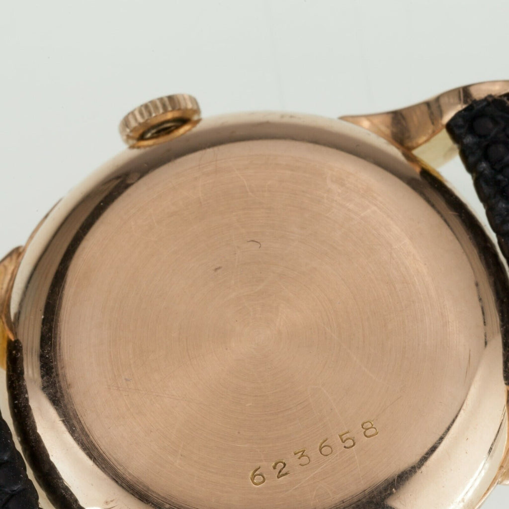 Ulysses Nardin 18k Rose Gold Chronometer Manual Wind Watch w/ Leather Band