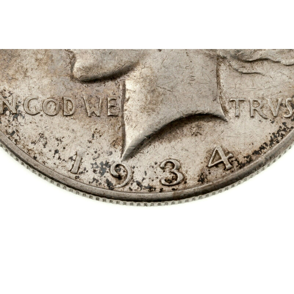 1934-S $1 Silver Peace Dollar in Extra Fine+ XF+ Condition, Strong Detail