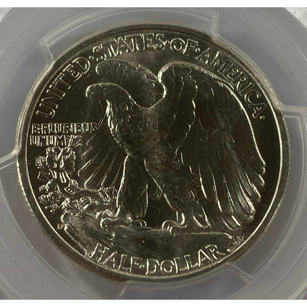 1941-D 50C Walking Liberty Half Dollar Graded by PCGS as MS-65