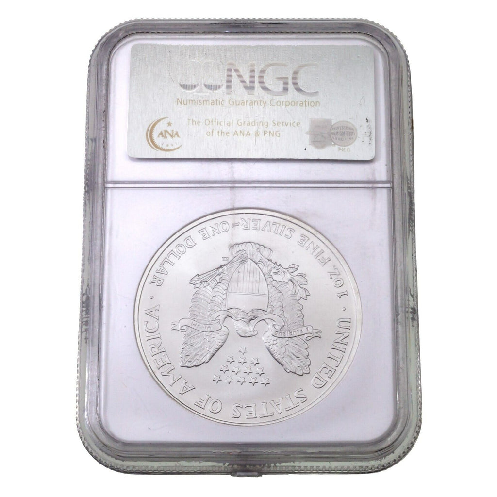 2006 S$1 Silver American Eagle Graded by NGC as Gem Uncirculated First Strikes