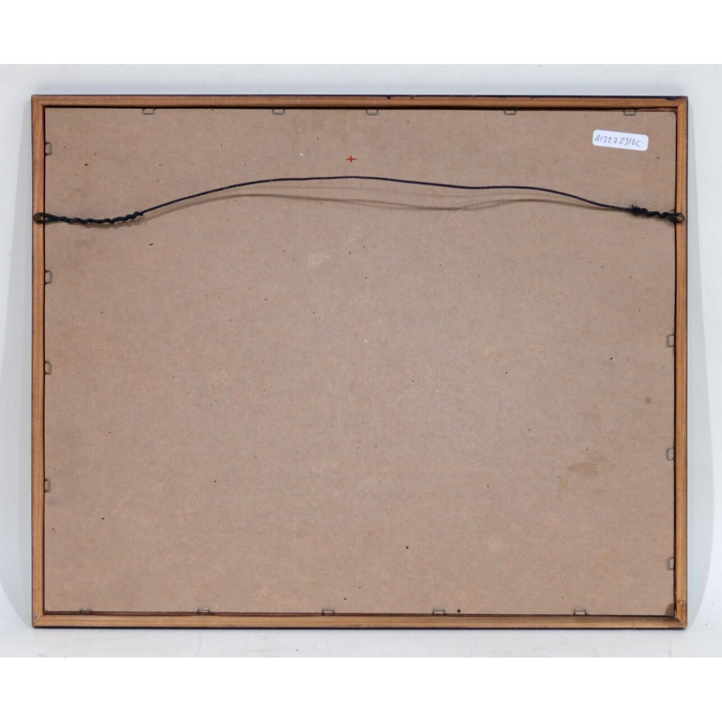 Gorgeous Painting on Papyrus of Rameses II in Battle of Kadesh Framed