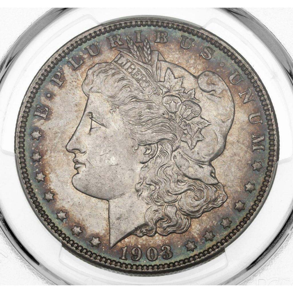 1903 $1 Silver Morgan Dollar Graded by PCGS as MS-64