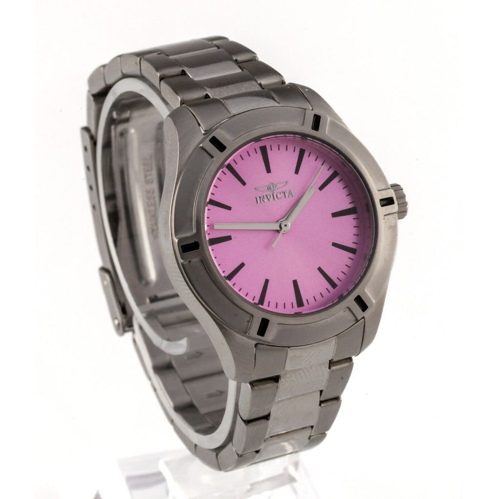 Invicta Women's Stainless Steel Quartz Watch w/ Pink Dial #19347