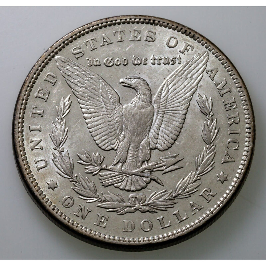 1892 $1 Silver Morgan Dollar in AU Condition, Excellent Eye Appeal, Luster