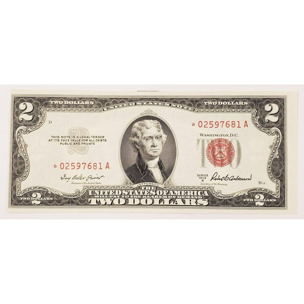 1953-A $2 United States Note Star Note Choice Uncirculated FR# 1510*