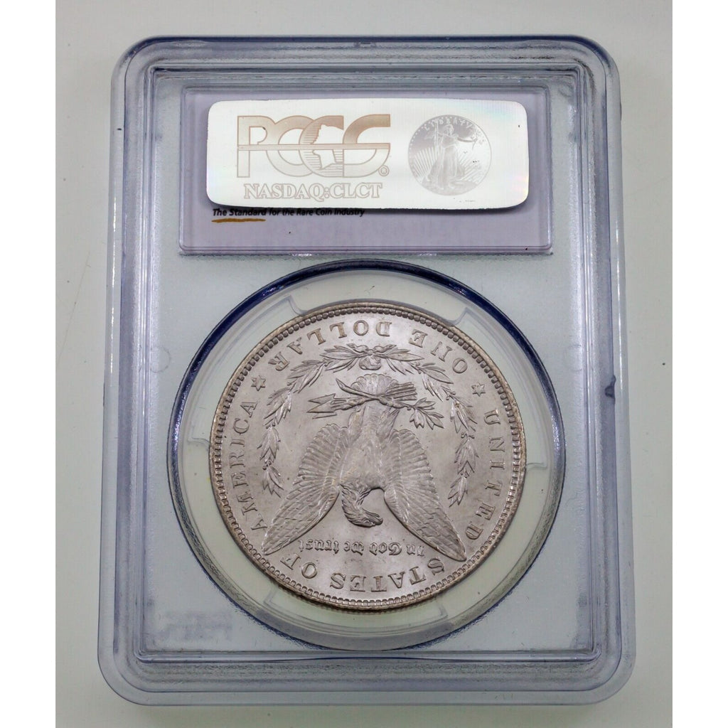 1896 $1 Silver Morgan Dollar Graded by PCGS as MS65