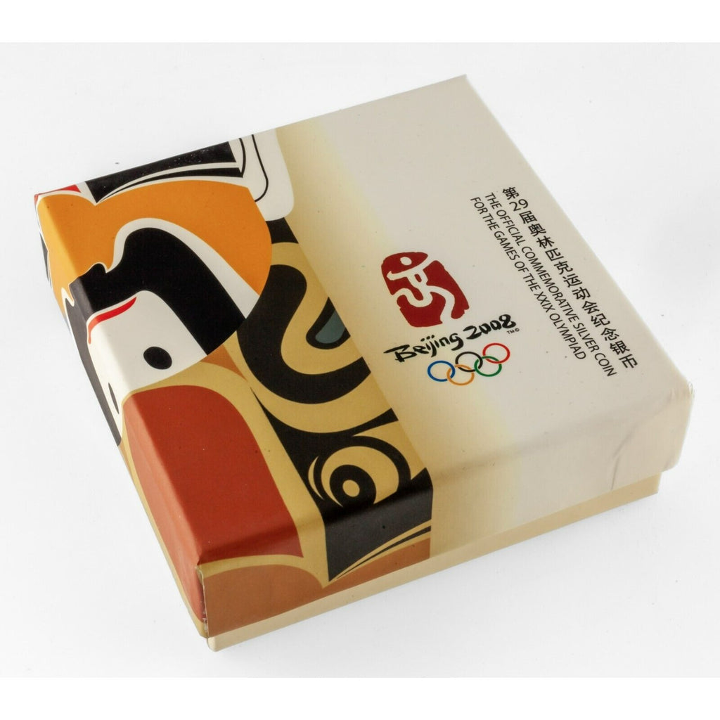 2008 China Beijing Olympics Silver Commemorative 4 Coin Set w/ Box/CoAs Series I