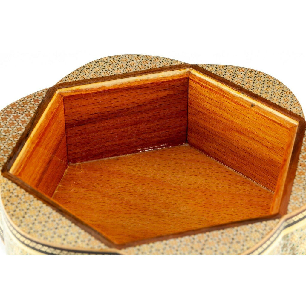 Persian Khatam Wooden Candy Box with Gorgeous Pattern
